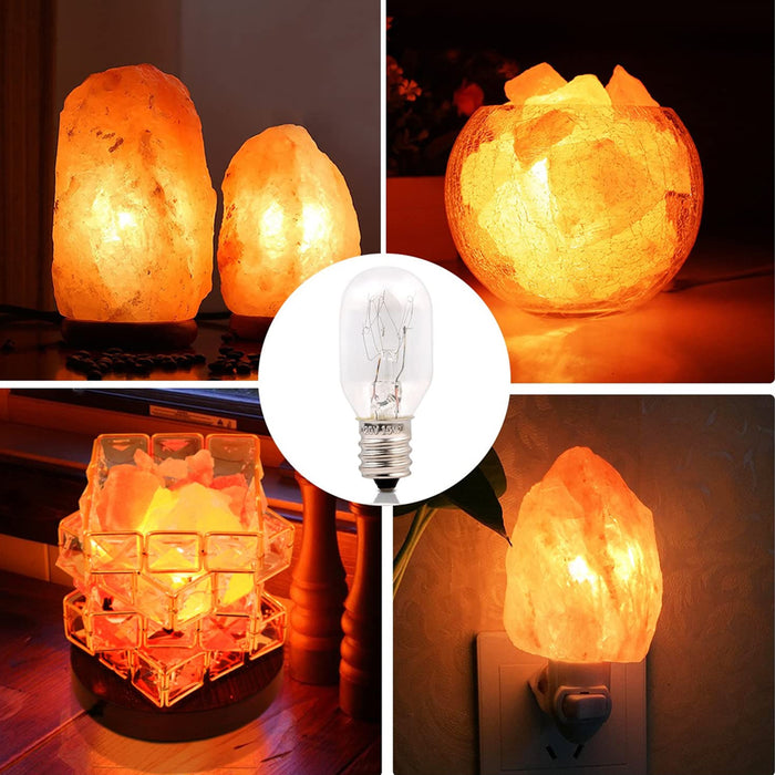 Buy Incandescent Candelabra Salt Lamp Bulb - Long-Lasting Replacement | Dimmable