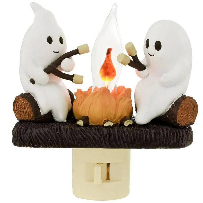 Phantom Campfire Nightlight With Flickering Flame