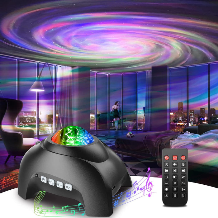 4 In 1 Galaxy And Star Projector With Bluetooth Speaker