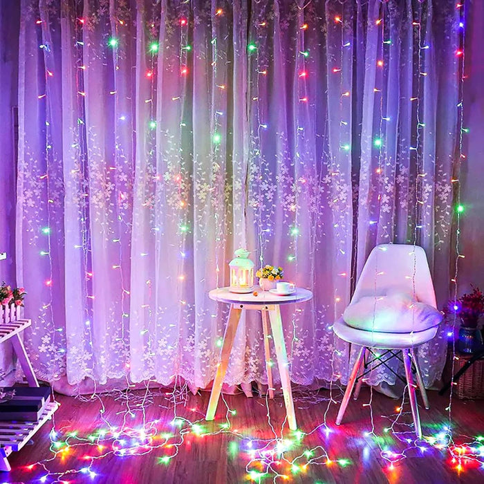 Curtain String Lights With Modes And Waterproof Design