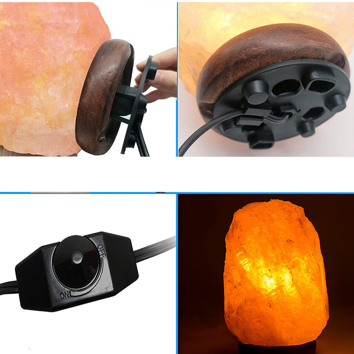 Buy Original Replacement Cord with Base Assembly - Serene Pink Himalayan Salt Lamp | LED Light | Air Purifying