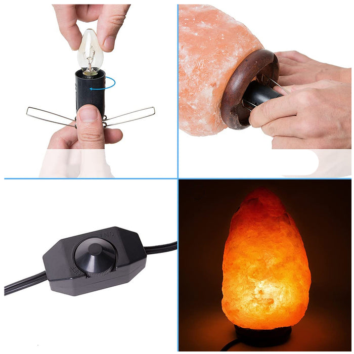 Salt Lamp Cord Replacement and Lamp Bulbs