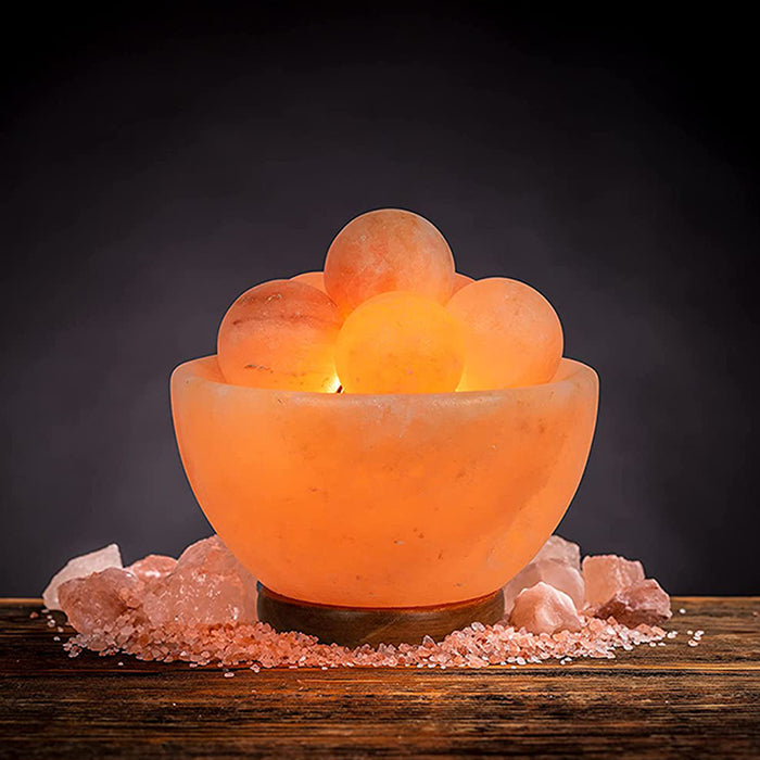 Himalayan Fire Bowl Salt Lamp