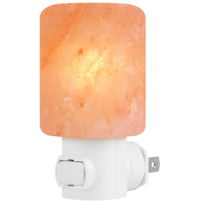 Natural Crystal Himalayan Salt Lamp | Plug in Night Light