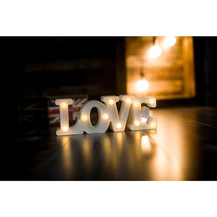 Large Light Up Symbol | Battery Powered And Bright With Every Letter Of The Alphabet | For Wedding, Birthday, Party, Celebration, Christmas Or Home Decoration