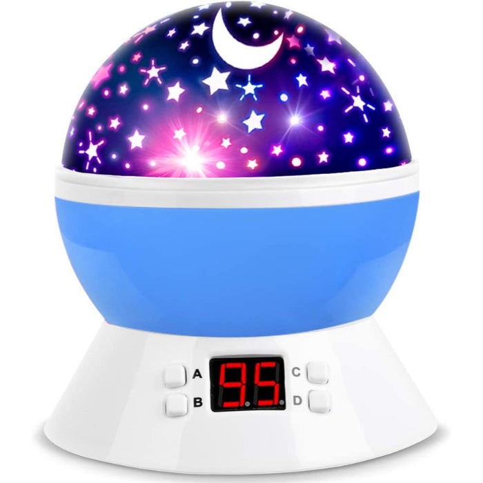 Star Projector Night Lights for Kids with Timer, Toys for 2-5-14 Year Old Boys Room Lights for Kids Glow in The Dark Stars Moon for Child Sleep Peacefully, Birthday Gifts for Boys