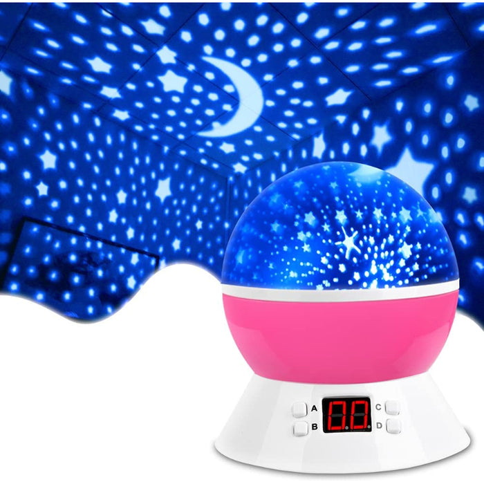 Star Projector Night Lights for Kids with Timer, Toys for 2-5-14 Year Old Boys Room Lights for Kids Glow in The Dark Stars Moon for Child Sleep Peacefully, Birthday Gifts for Boys