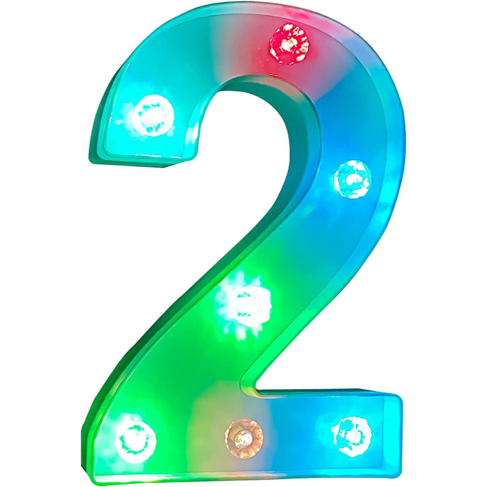Decorative Led Light Up Number , Light Up Number Sign For Night Light Wedding Birthday Party Christmas Home Bar Decoration Number