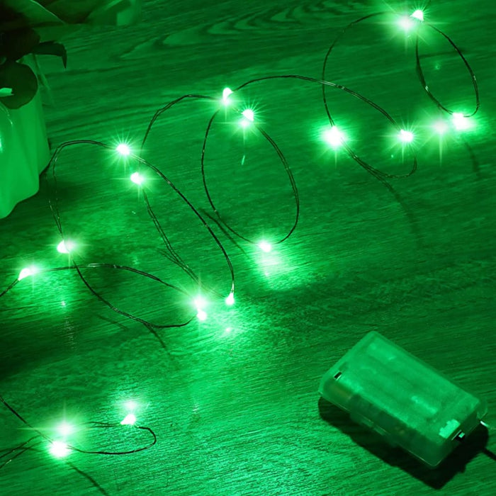 LED Fairy Lights Battery Operated, 1 Pack Mini Battery Powered Copper Wire Starry Fairy Lights for Bedroom, Christmas, Parties, Wedding, Centerpiece, Decoration (5m/16ft)