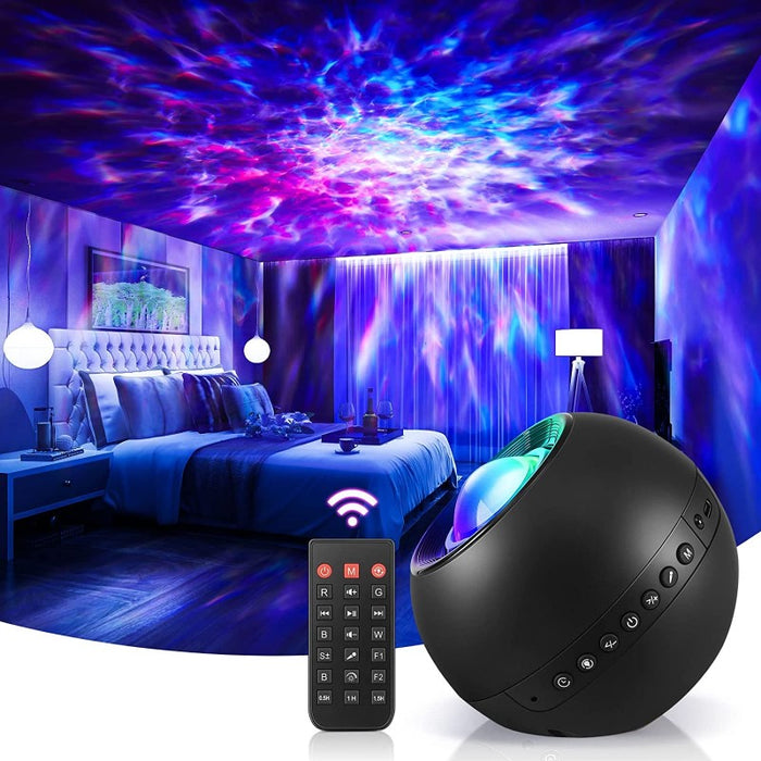 Projector For Bedroom, White Noise Galaxy Light, Remote Timer Star Projector, Bluetooth Music Night Light Projector For Kids Teen Adult Bedroom Decor