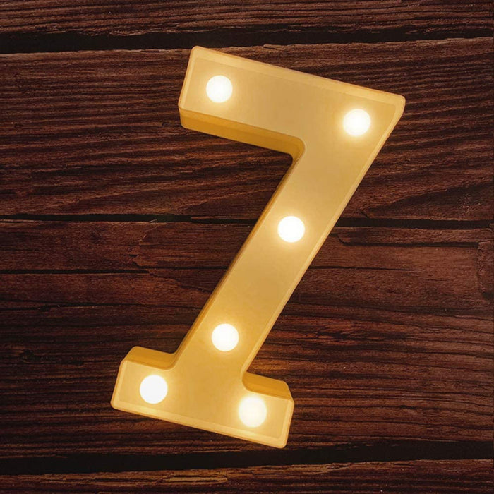 Large Light Up Numbers | Battery Powered And Bright With Every Letter Of The Alphabet | For Wedding, Birthday, Party, Celebration, Christmas Or Home Decoration