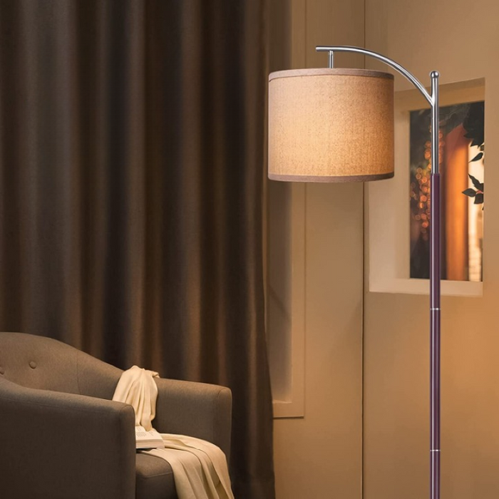 Floor Lamp for Living Room, 4 Color Temperature LED Floor Lamp with Remote & Foot Switch