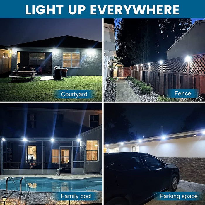 Solar Outdoor Lights Wireless Security Motion Sensor Outdoor Lights Solar Lights Outdoor Waterproof for Front Door,Backyard,Steps,Garage,Garden