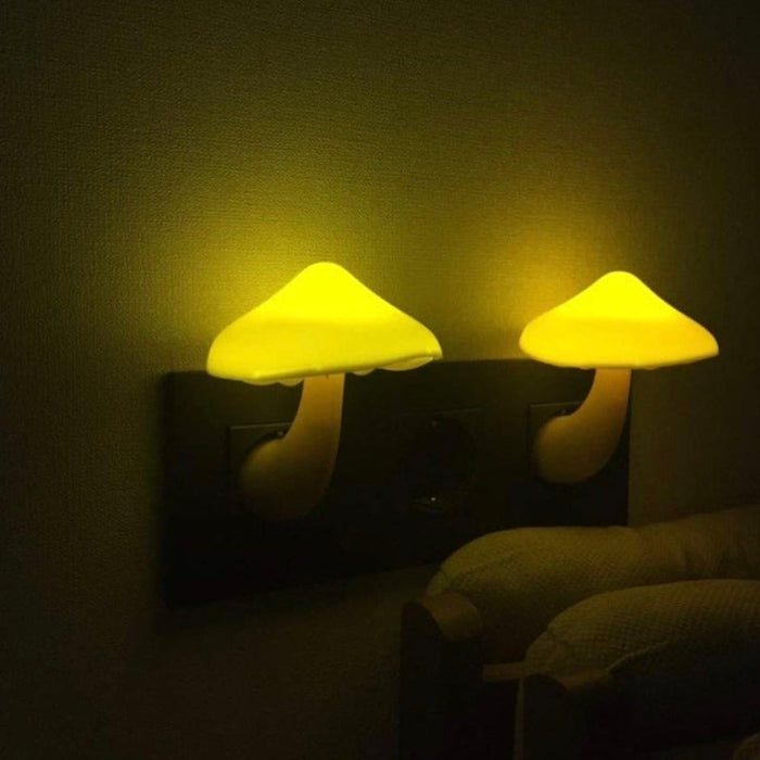 Mushroom Wall Light With Changing Colors