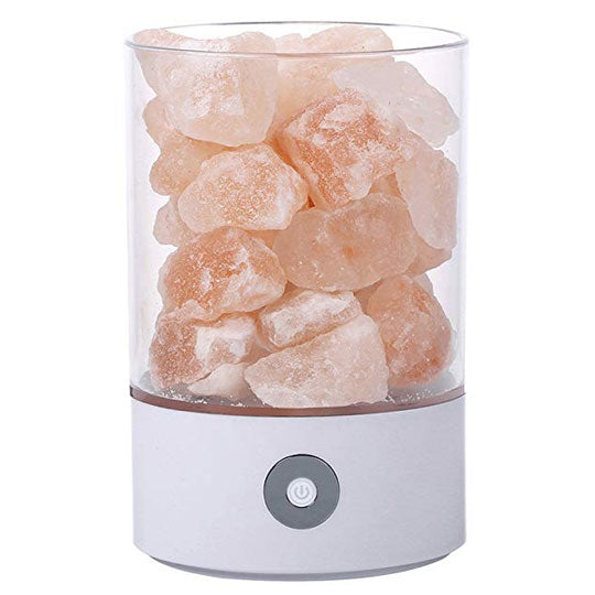 Portable USB Crystal Salt Lamp Air Purifier